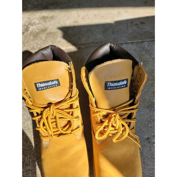 Eddie Bauer Timberland Style Rick Tan Hiking Boots Sz 10.5 main image 6
